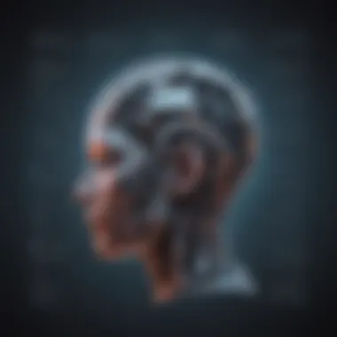 AI Recommendation Technology Unique personalized advertising illustration with AI-powered recommendation engine