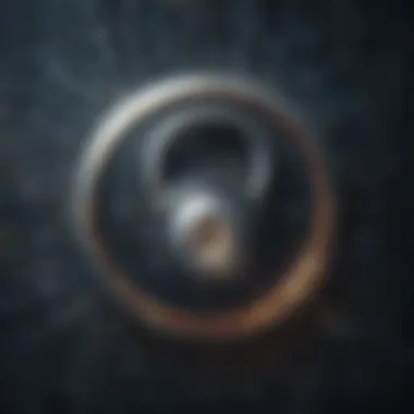 Abstract Cyberspace Lock Abstract cyberspace lock