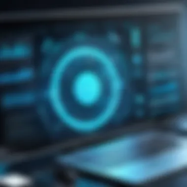 Future Trends in Digital Information Management A futuristic representation of digital information management trends.