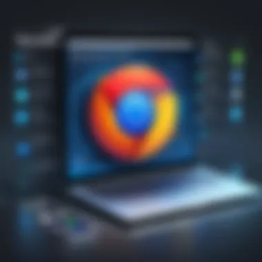 Security Features of Web Browsers Illustration showcasing security features of web browsers