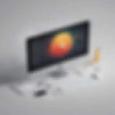 User Experience Conceptualization Conceptual illustration depicting user experience on a website