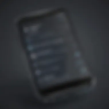Illustration of Android Messaging Interface