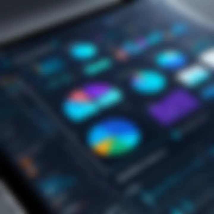 Graph depicting application portfolio analysis