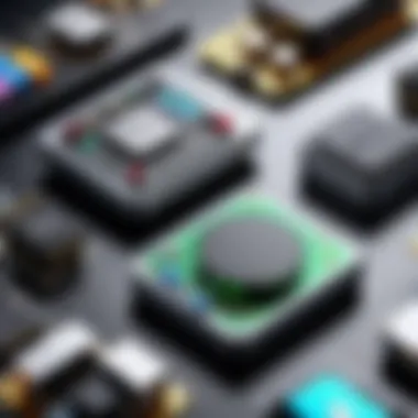 Diverse WiFi Controllers in Action Overview of various WiFi controllers on a digital interface