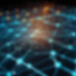 Visualization of a network scan revealing open ports