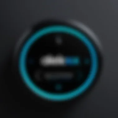 User-Friendly Interface of Alexa Smart Hub Illustration of Alexa Smart Hub interface showcasing user settings.