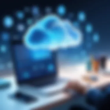 Illustration showcasing essential skills for cloud professionals