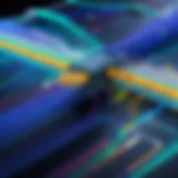Diagram illustrating the architecture of a fiber optic network