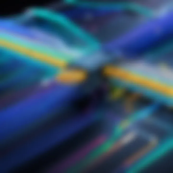 Diagram illustrating the architecture of a fiber optic network