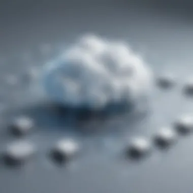Optimizing Efficiency in Cloud Networking Illustration showcasing efficiency optimization in cloud networking