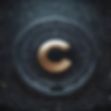 Digital Frontier of Copyright Digital illustration showcasing copyright symbol usage