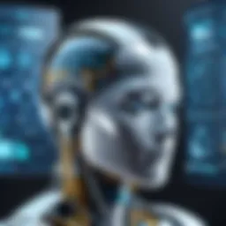 A visual representation of artificial intelligence algorithms and models