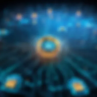 Illustration showing the intricate web of cybersecurity vulnerabilities