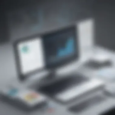 Analytical Insights Illustration showcasing data analysis and visualization
