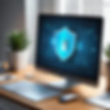 Ensuring Data Privacy through Encryption Data Encryption Abstract Illustration