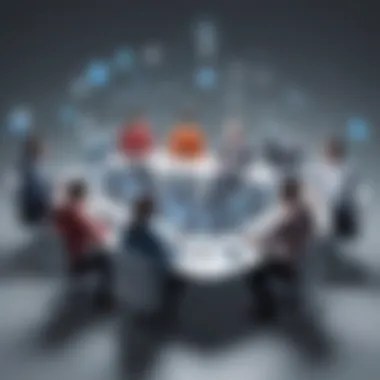 Enhancing Collaboration Across Teams Data Scientist Collaborating with Cross-Functional Teams