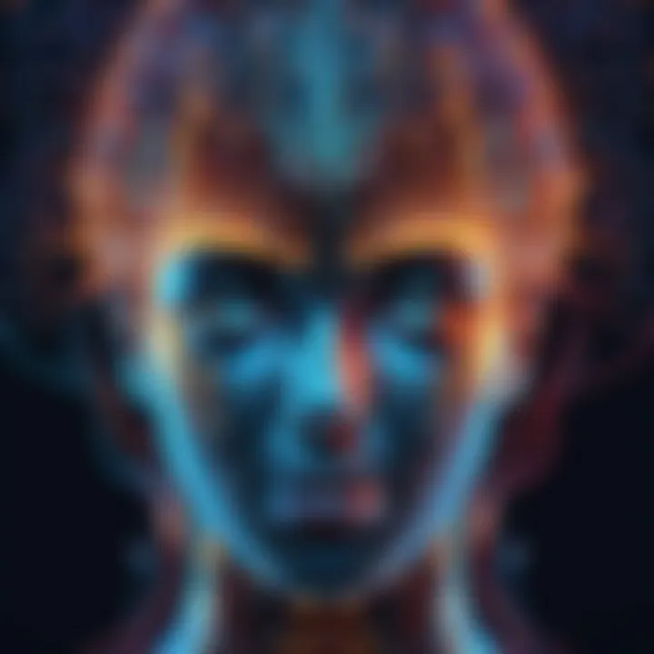 Visualization of deep learning algorithms in scientific research