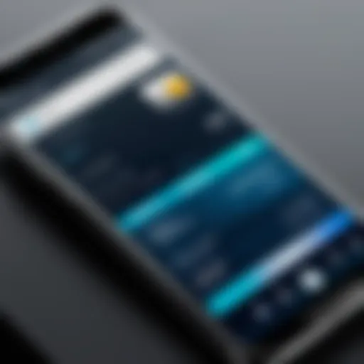 A close-up of a smartphone displaying a digital card wallet app interface