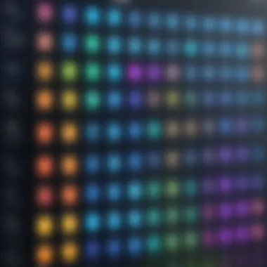 Diverse Spectrum of Domain Types Illustration showcasing diverse domain types