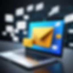 Visualization of email spam filtering process