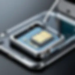 Elegant insertion tool for SIM card