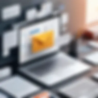 Strategies for a More Organized Inbox Infographic on tips for managing inbox clutter