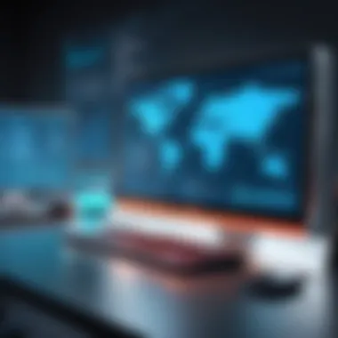 Security Emphasis in Development Concept art highlighting the security focus in software development