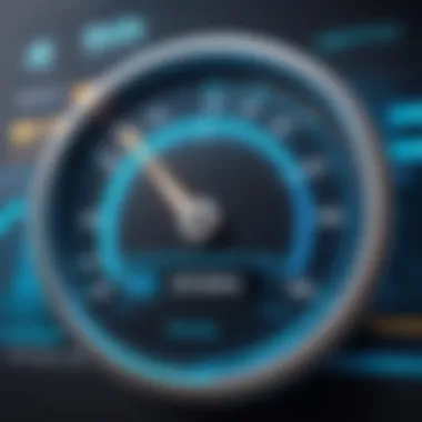 Understanding Internet Speed Metrics Visual representation of internet speed measurement