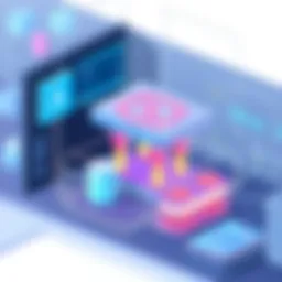 Visual representation of data fabric architecture