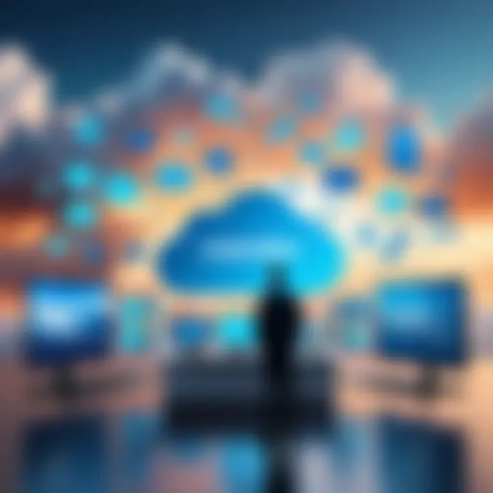 A visual representation of vendor independence in multi-cloud environments