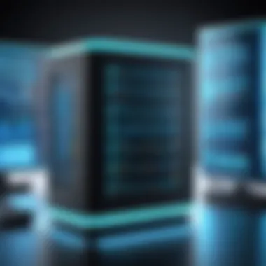 A futuristic representation of evolving technology in databases
