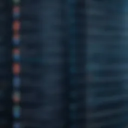 An intricate database diagram showcasing relationships between entities