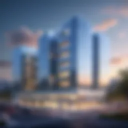 A futuristic smart building integrated with technology