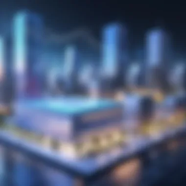 IoT Architecture in Smart Buildings Visualization of IoT architecture in modern buildings