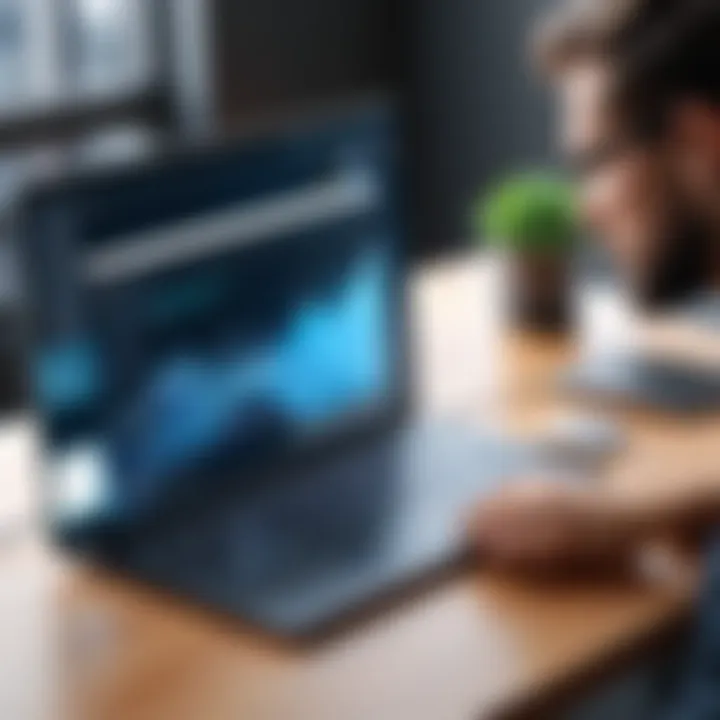 Visual representation of IP scanning techniques
