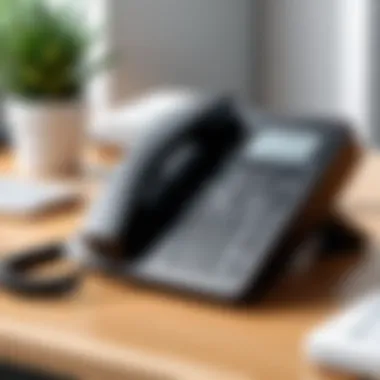 Installation of a landline phone system in a home office