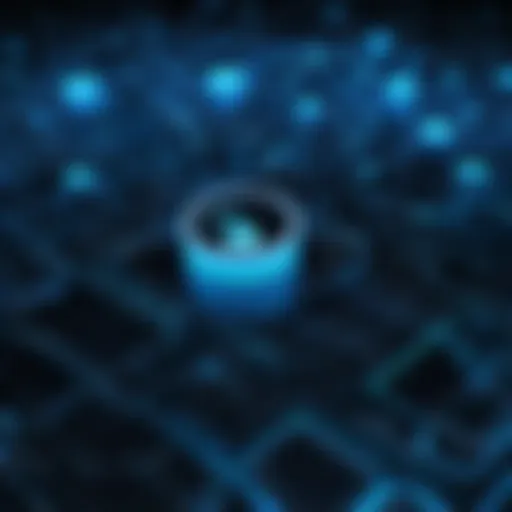 An abstract representation of digital search algorithms.