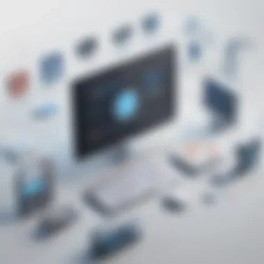 Future of Online Commerce Revealed Creative depiction of the future of online commerce
