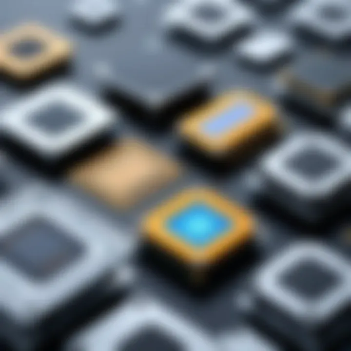 Visual representation of MEMS sensors in different industrial applications