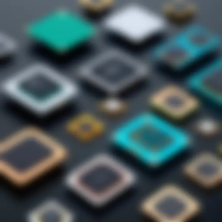 Illustration of various MEMS sensor types showcasing their unique characteristics