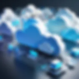 A visual representation of multi-cloud architecture