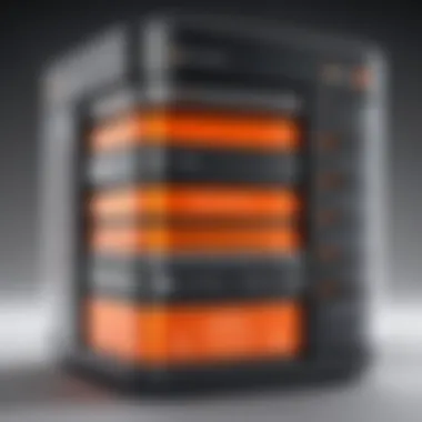 Visual representation of Pure Storage architecture layers