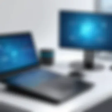 Graph depicting the advantages and challenges of remote computing systems