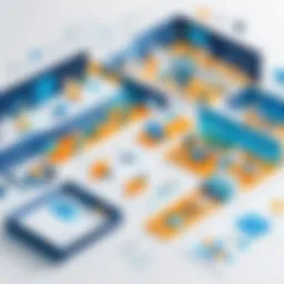Visual representation of SaaS architecture