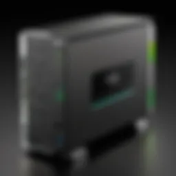 Interface of Seagate NAS Backup Software