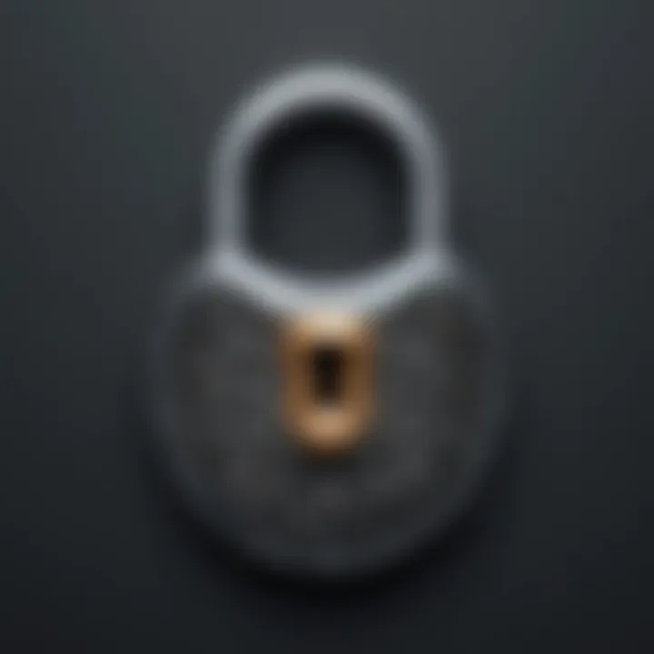 Data Breach Padlock