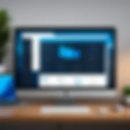 A sleek interface showcasing the Synology Website Builder dashboard.