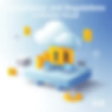 Compliance and Regulations in Private Cloud Compliance regulations symbolizing private cloud advantages