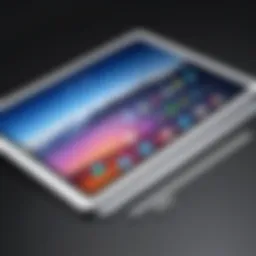 The sleek design of the new iPad Air highlighting its modern aesthetics.