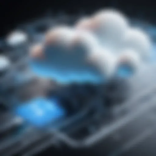 An abstract representation of cloud integration